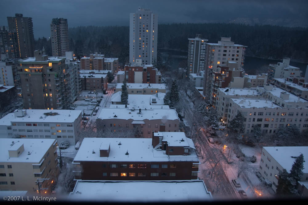 A Winter's Night Light, Vancouver, December 2007