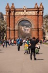 Closer to the Arc de Triomf, Barcelona