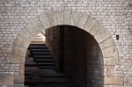 Roman Amphitheatre - entrance with stairs, Tarragona