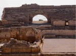 Roman Amphitheatre - archway opening to the sea, Tarragona