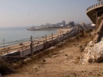 Seaview behind the Roman amphitheatre, Tarragona