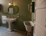 Sink and laundry tub (?), reconstructed Casa Milà apartment