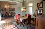 Dining room, reconstructed Casa Milà apartment