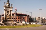 Plaça d'Espanya and Moorish style bullfighting arena, now a shopping mall