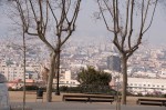 Looking down toward Barcelona