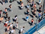 Another group of woman join in the dancing