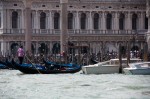 Gondolas working near St. Mark's Square