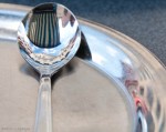 Another view of the reflection in a tray and spoon, Reutlingen, Germany