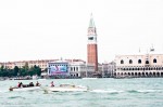 Boats in the lagoon in front of St. Mark's Square