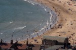 Visitors enjoying the beach, South Bay, Scarborough