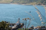 View down toward the lighthouse, Scarborough