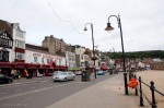 Street-level view of the street near the beach, Scarborough