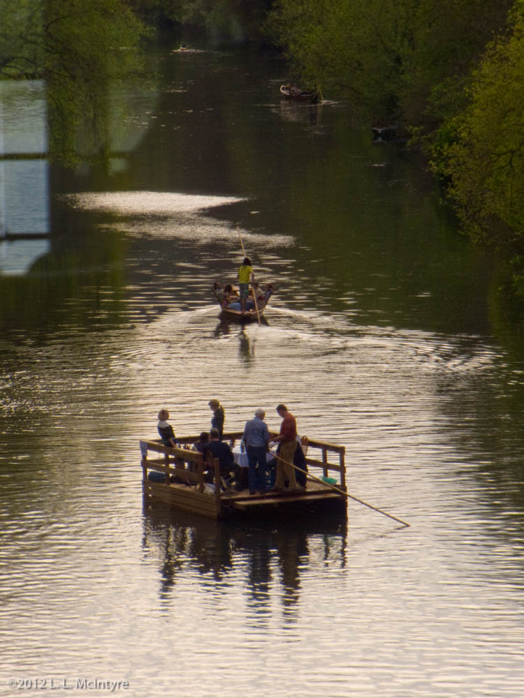 Floating Party Cube, Neckar River, Tübingen