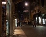 Floating Umbrella? Along a street in Verona