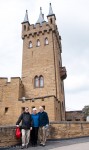 Friendly Tourist and Friends visit Hohenzollern Castle