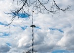 Maypole reaching to the sky, Munich