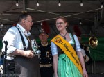 The Queen of the Beer and a guy from a local beer place