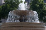 Fountain, Trafalgar Square, July 2013 - Photo #3