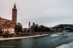 Walking along the other side of the Adige