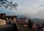 Looking out from the castle toward Tübingen