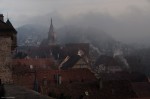 View of Tübingen with fog and blue sky - Photo #2