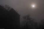 Castle Tower in the fog