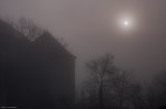 Castle Tower in the fog - brighter