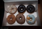 Open box of Amy's Donuts