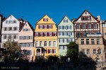 Painted houses along the Neckar River, Tübingen