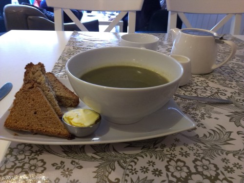 Celery Soup, at a cafe in Omagh