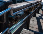 Locks on the Accamedia Bridge, Venice, October 2013