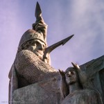 Ingólfr Arnarson Monument, Reykjavik - detail