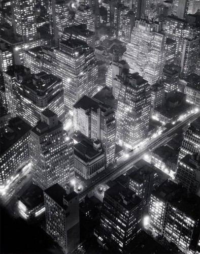 Berenice Abbott: Night View, New York, ca. 1936