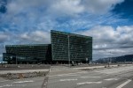 Harpa from across the street