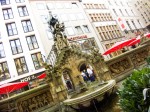 Heinzelmännchen Fountain on an angle, Cologne