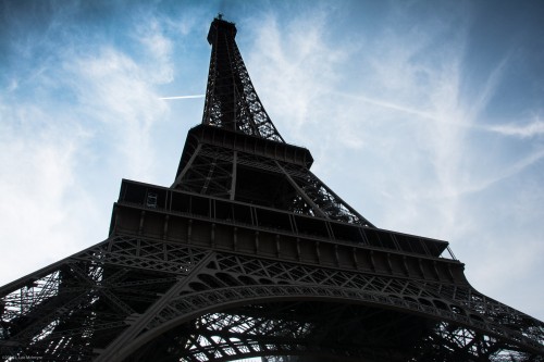 Eiffel Tower, Paris - on an angle