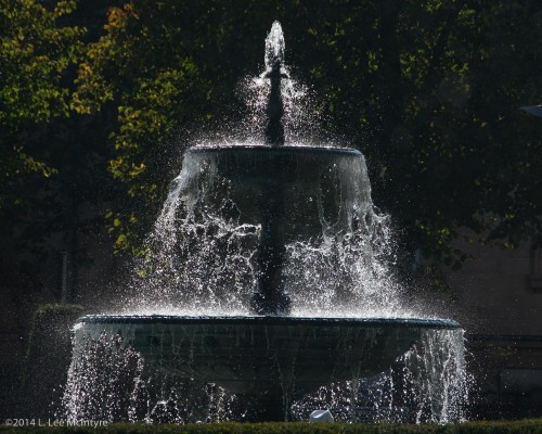 Neue Aula Fountain - as shot