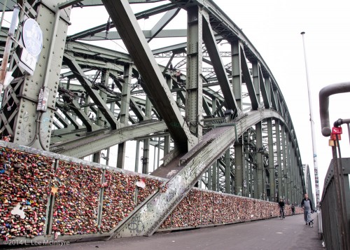 Locks of Love on Hohenzollern Bridge, Cologne