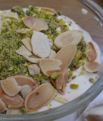 English Trifle (topping), British Museum Restaurant