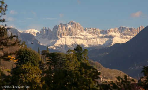 The Dolomites and the Renon Seilbahn, January 2015