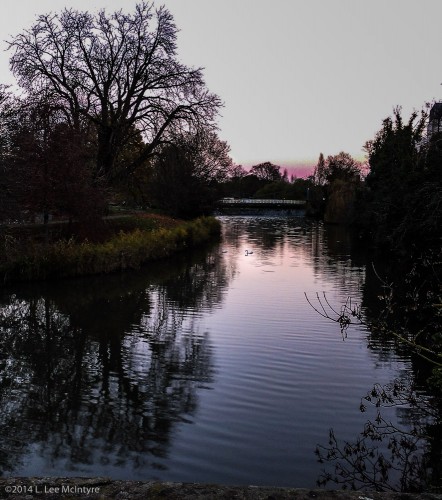 Sunset on the Avon, Royal Leamington Spa